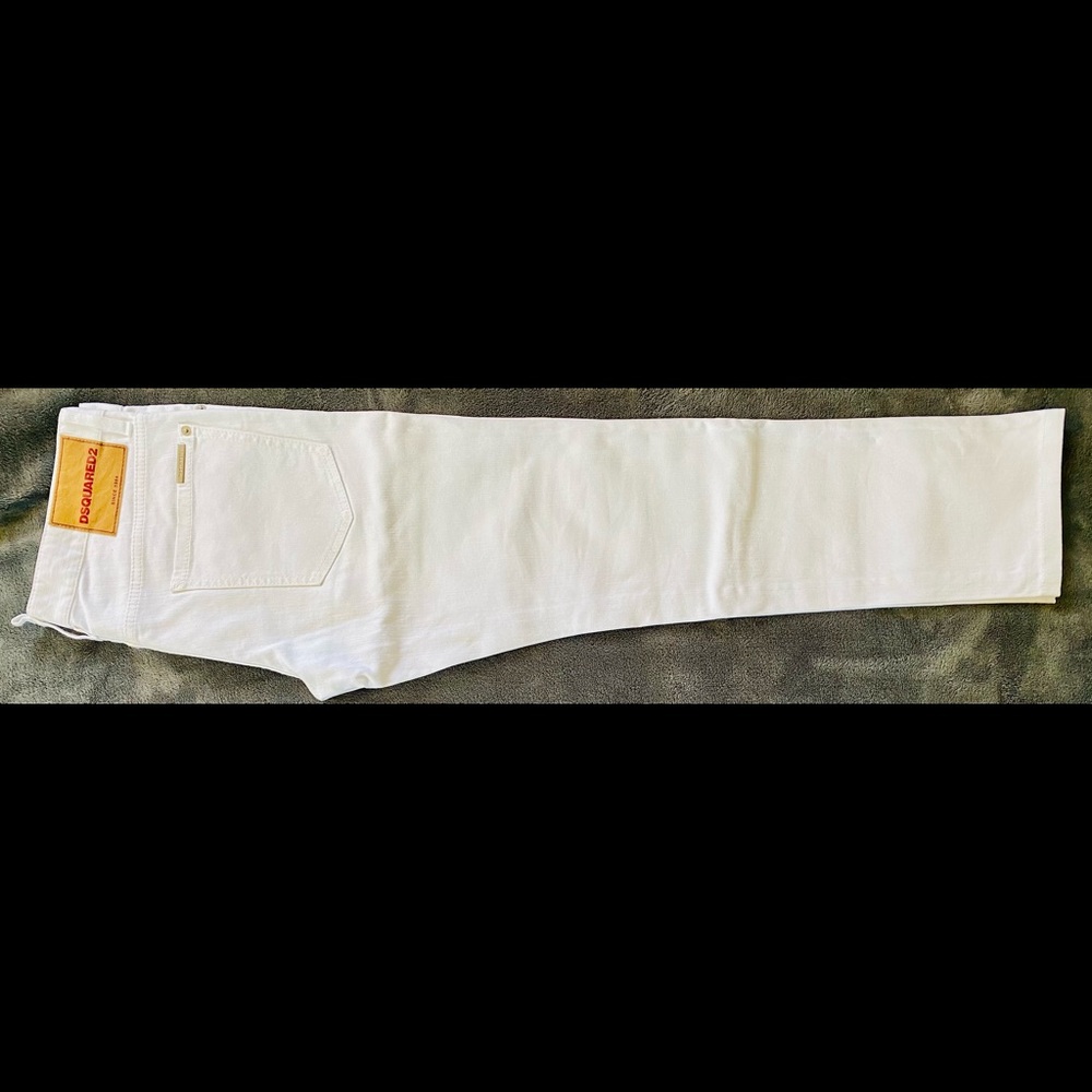 Dsquared2 Mens White Slim Jean - Picture 3 of 12